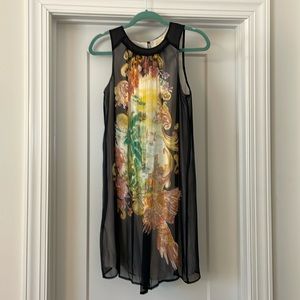 EUC Moulinette Soeurs silk swing dress size 4